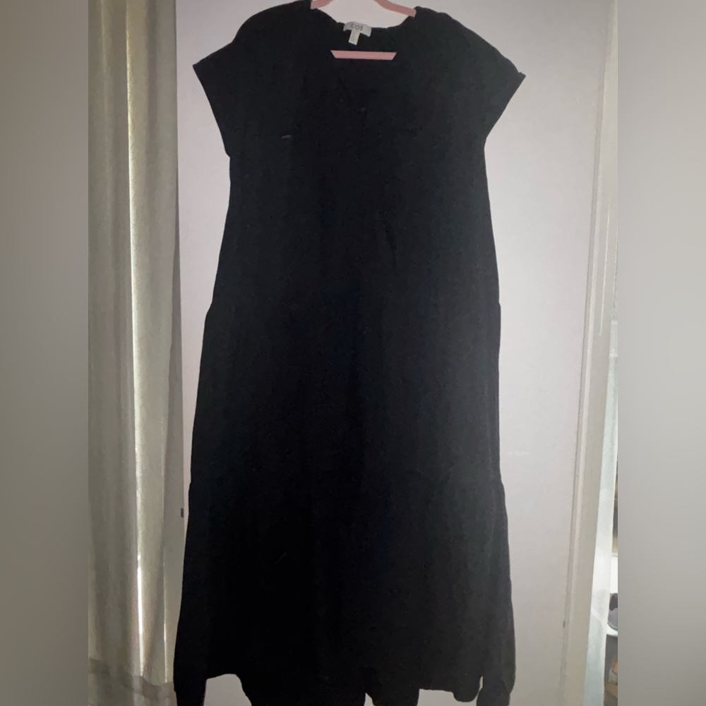 COS Black Maxi Dress